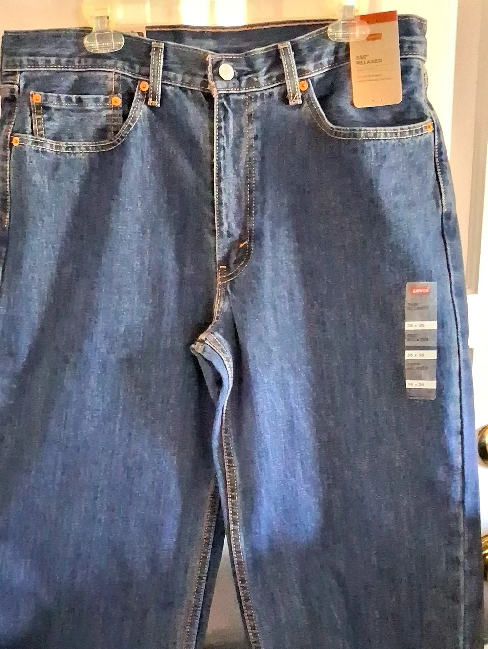 Levi's 550 Relaxed Fit Jeans Men's Blue Waist 36 Length 36